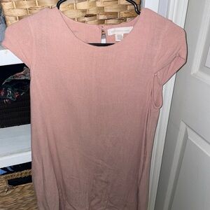 Blush Fitted Mini Dress